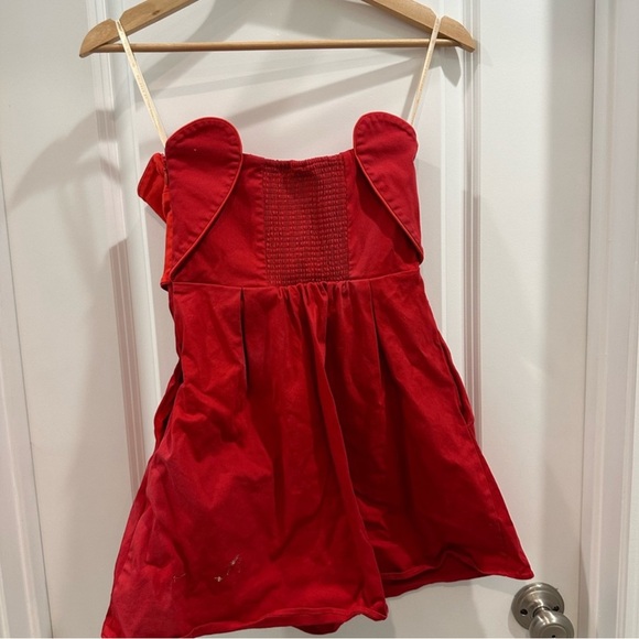 FARM Rio Strapless Red Dress - Picture 5 of 7